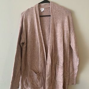 Pink cardigan